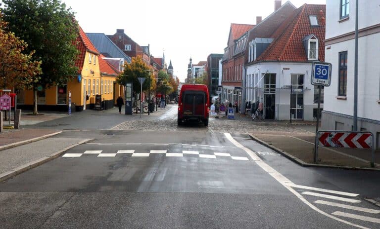 Gågade i Fredericia